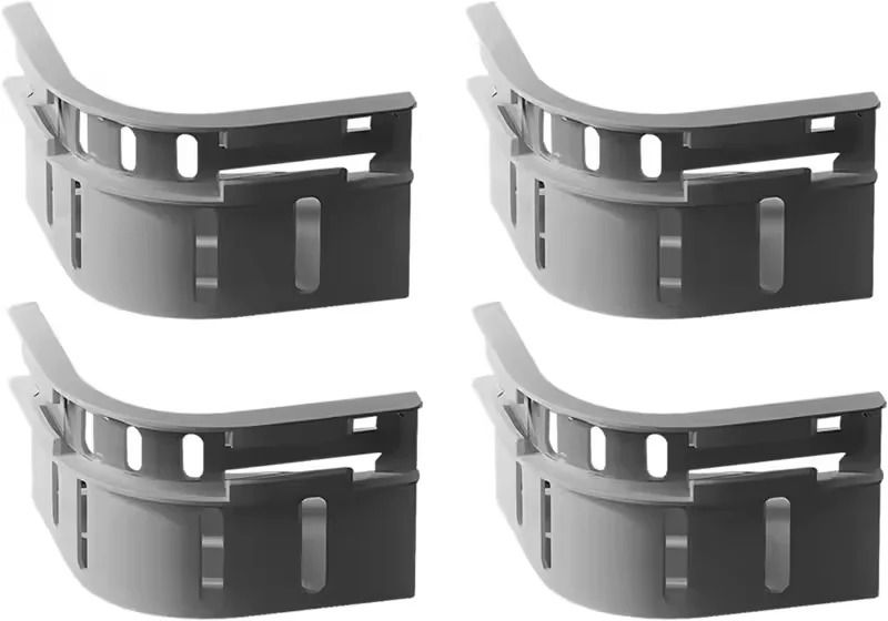 4-Piece Invisible Bed Sheet Holder & Fastener Set