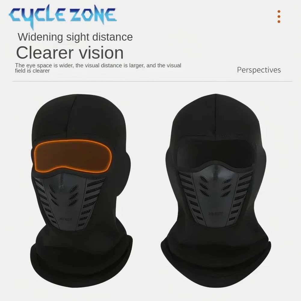 All-Season Windproof Winter Cycling Balaclava Mask – Full Face Warm Cover for Cold Weather Riding