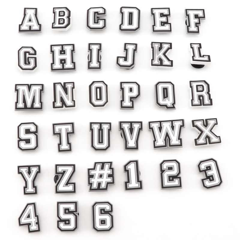 DIY Letter Shoe Charms for Clogs Personalized Sandals Charms for Men, Women, Boys, and Girls