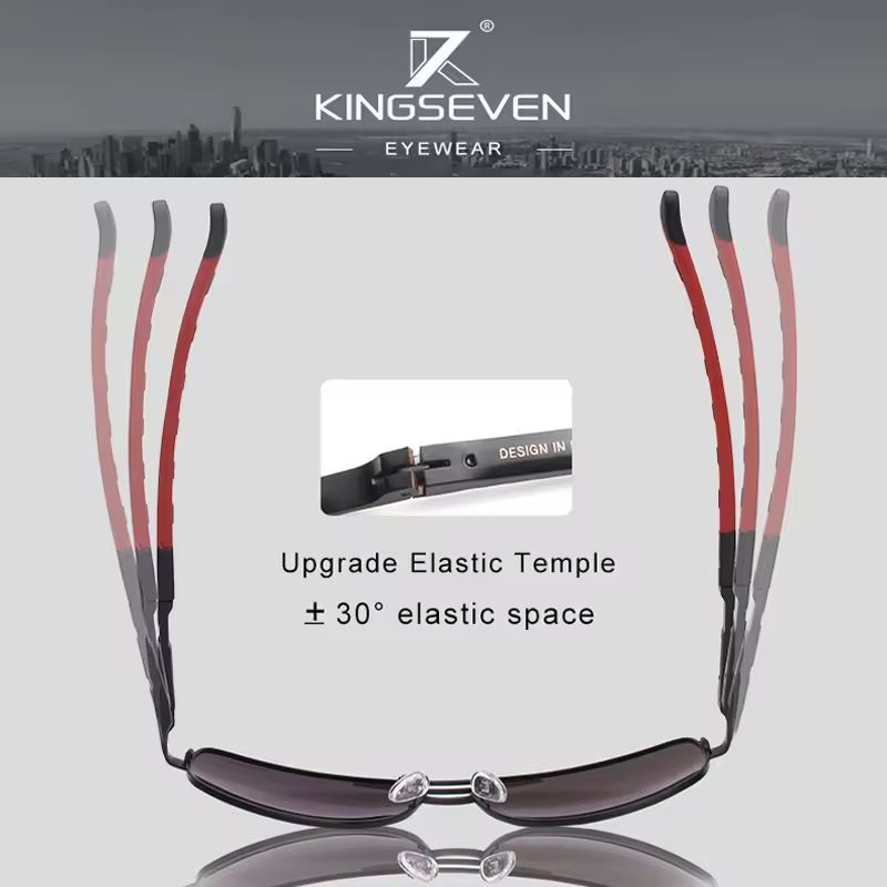 Kingseven Vintage Polarized Sunglasses for Men and Women