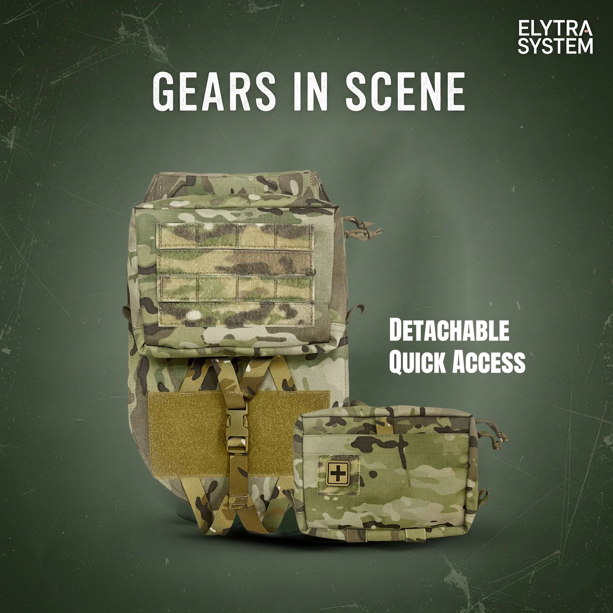 Tactical Plate Carrier Backboard Pouch