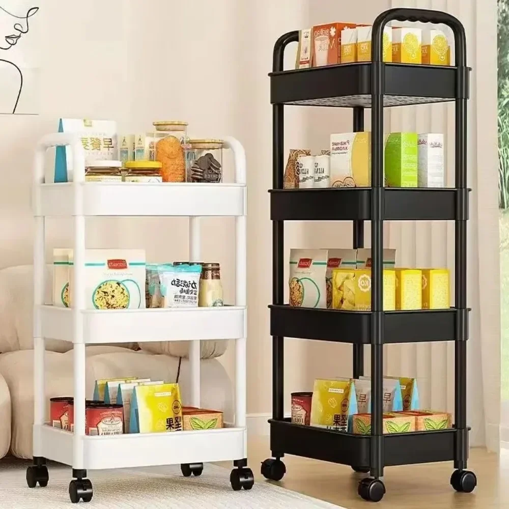 Versatile Multi-Layer Storage Rack, Perfect for Kitchen, Bedroom, Baby Snacks, and Bathroom Organization