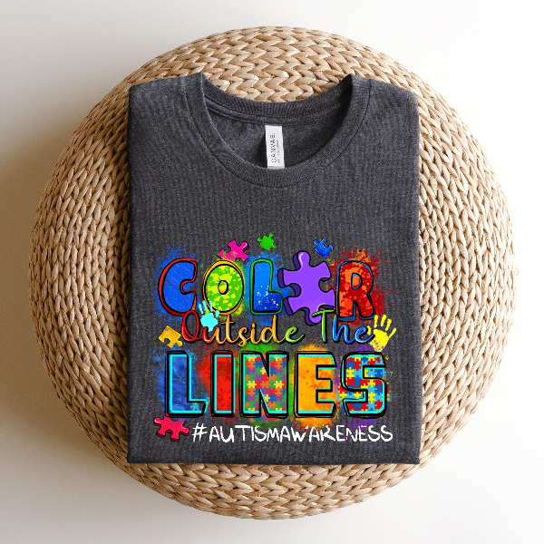 Colorful Autism Puzzle Shirt, Autism Shirt, Autism Mom Shirt, Puzzle Shirt, Autism Puzzle Shirt