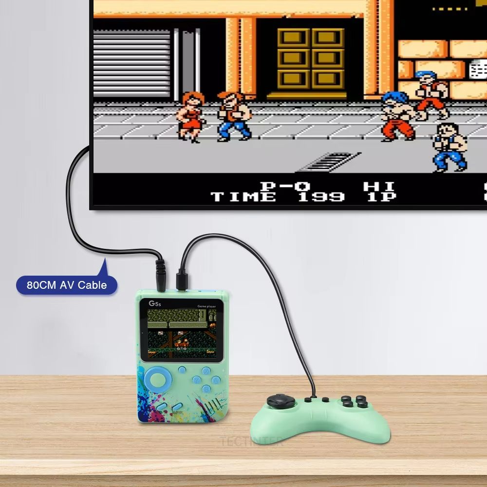 G5S Retro Handheld Game Console – 500 Game Portable Mini TV Player