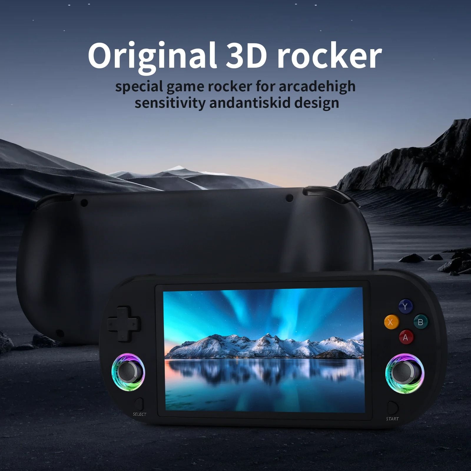 128GB Retro Handheld Video Game Console with 5 Inch IPS Screen and 20000 Built In Games