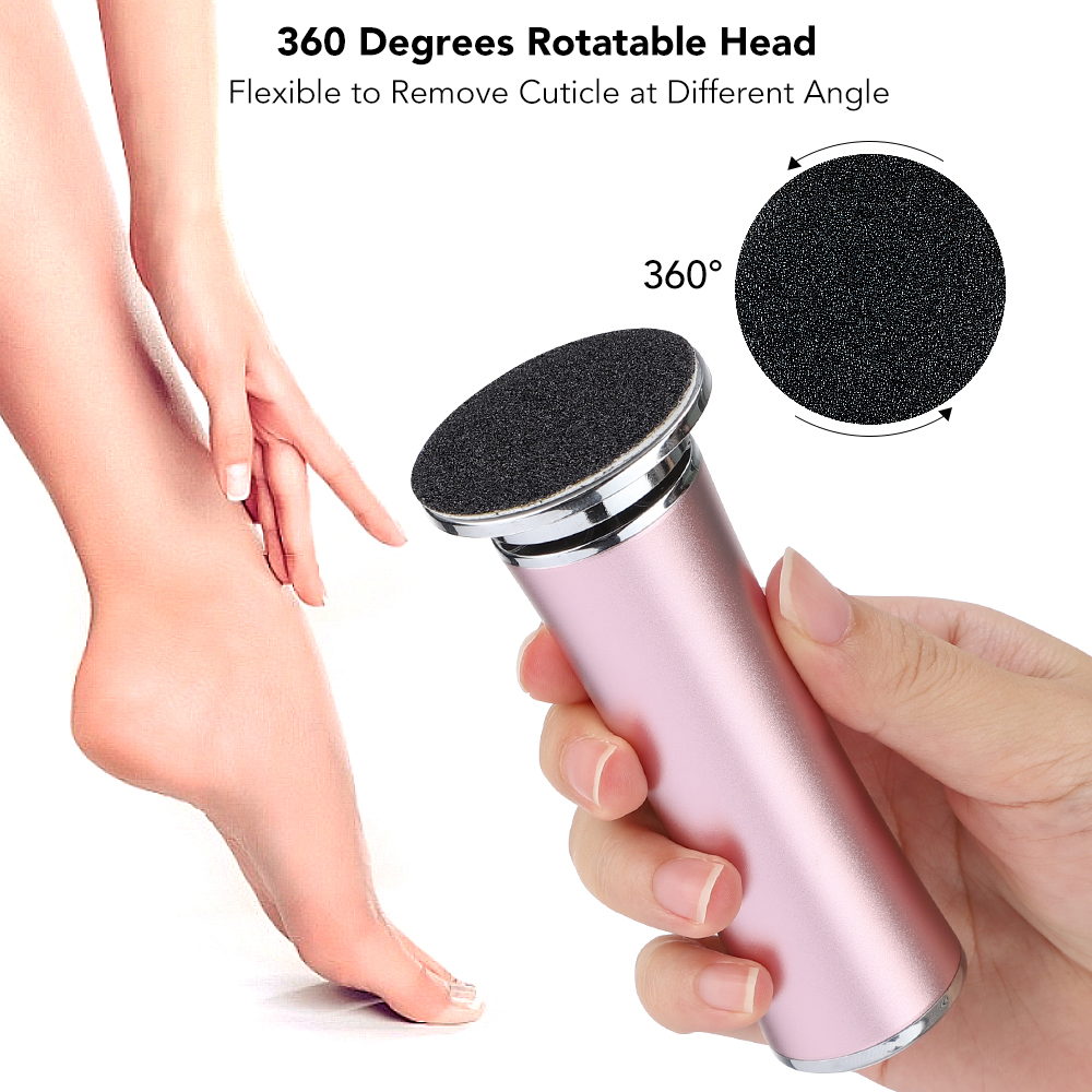 Foot Care Electric Callus Remover, Pedicure Tool for Heels, Electronic Foot Grinder with Sandpaper Replacement