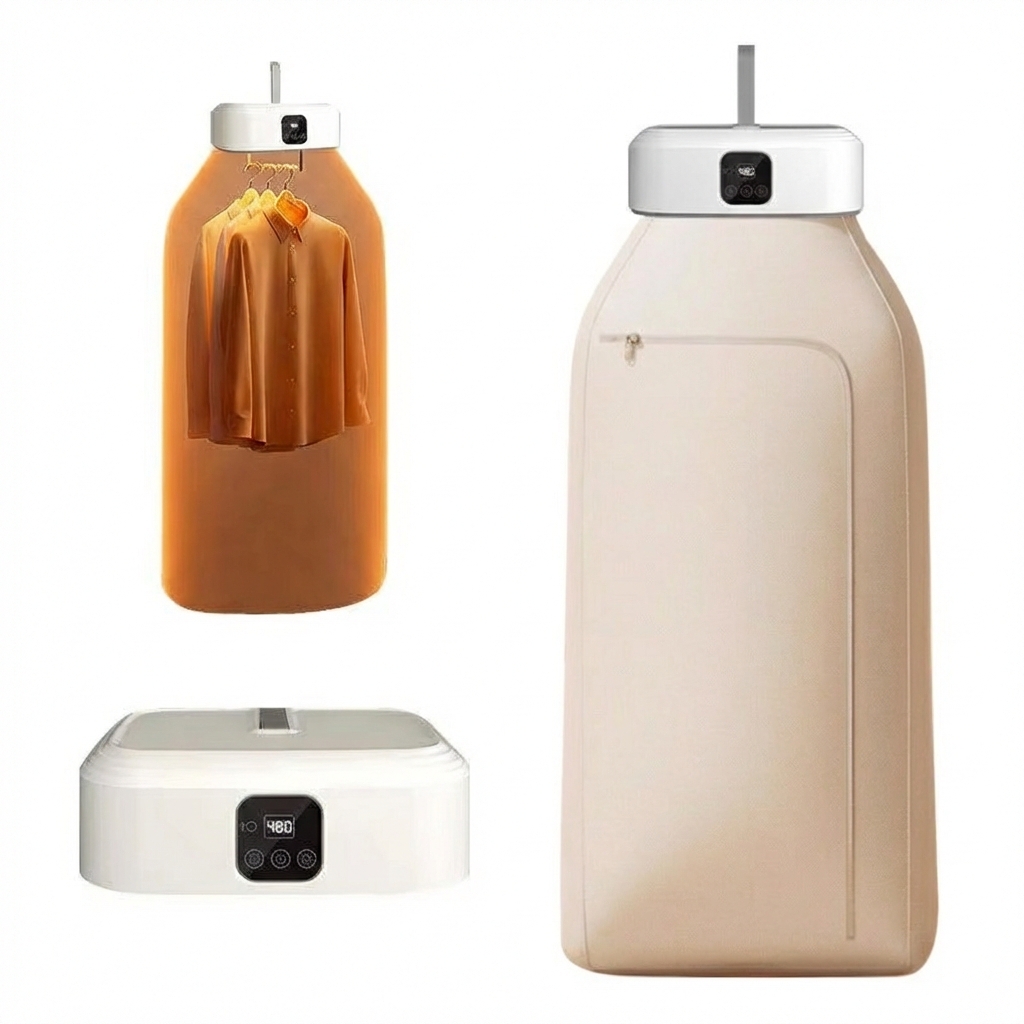 Portable Electric Clothes Dryer, UV Sterilization, Foldable Laundry Dryer, Compact Folding Clothing Dryer