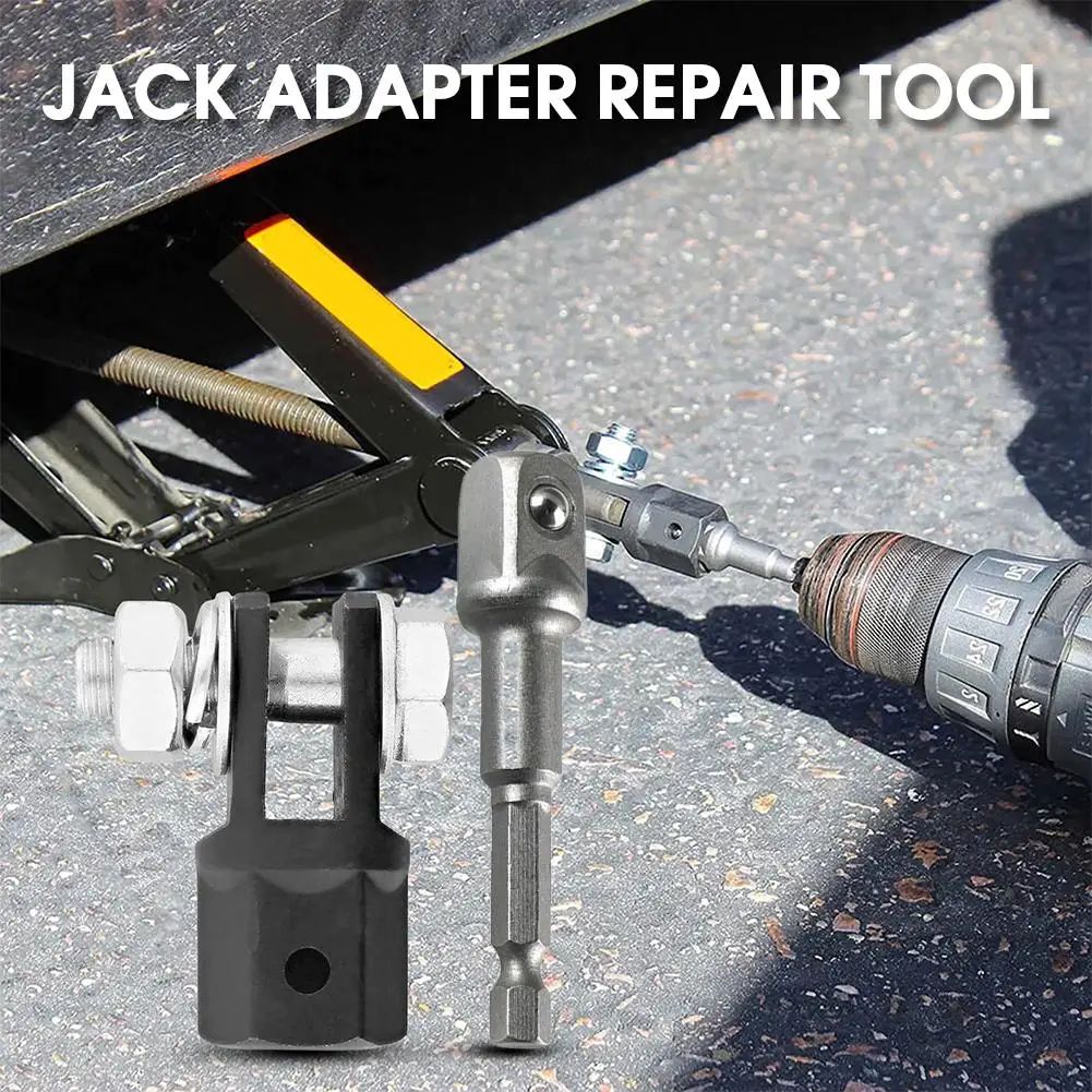 TorqueLift 1/2-Inch Scissor Jack Socket Adapter - Impact Wrench Drive Tool for Car Repairs
