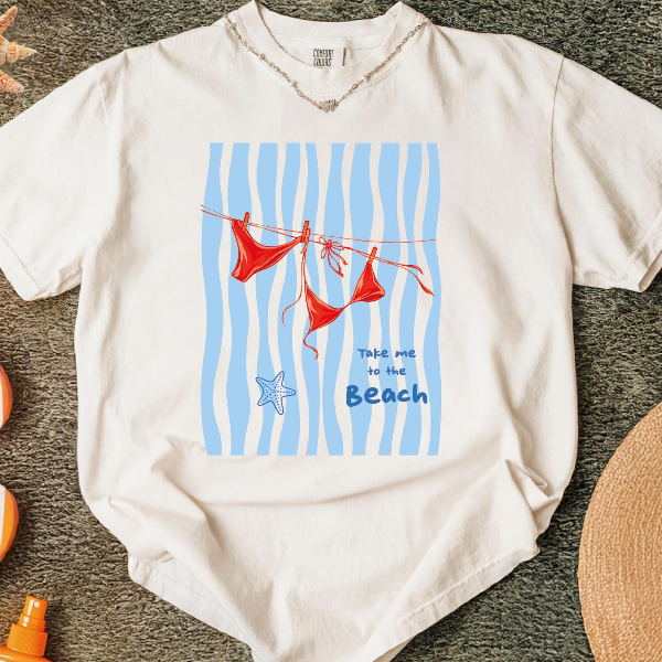 Beach Chair Shirt Coastal Summer Graphic Tee Vacation Vibes Outfit