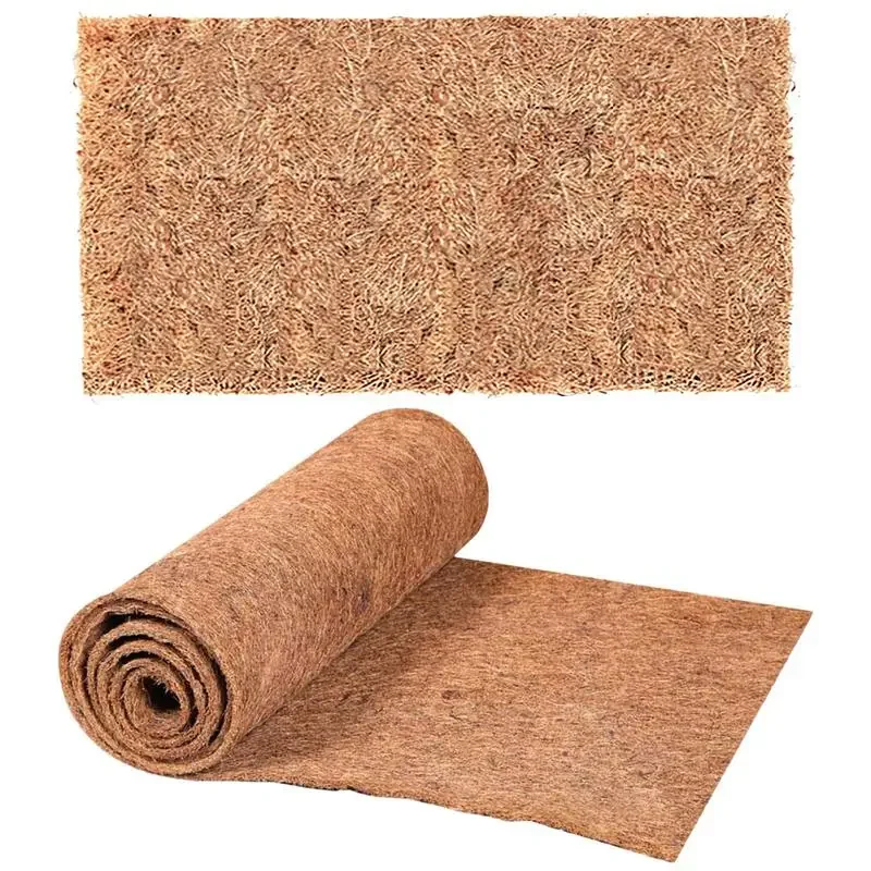 Reptile Carpet Natural Coconut Fiber Coir Tortoise Mat, Eco-Friendly Terrarium Bedding Liner for Reptiles, Lizards