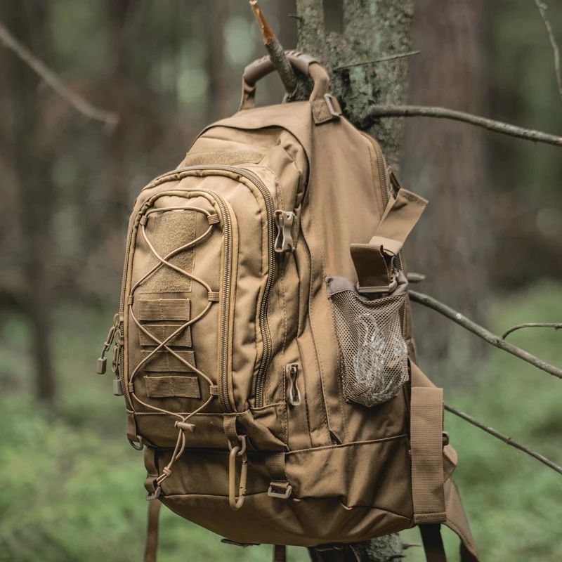 LQARMY 65L Tactical Backpack Large Capacity Military Hiking Rucksack