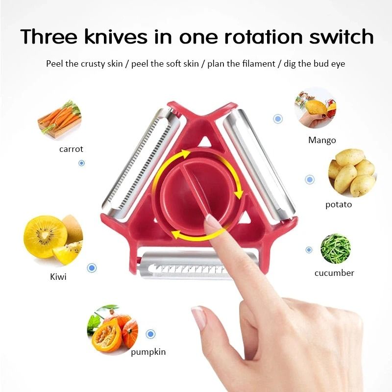 3 in 1 Magic Trio Peeler Set