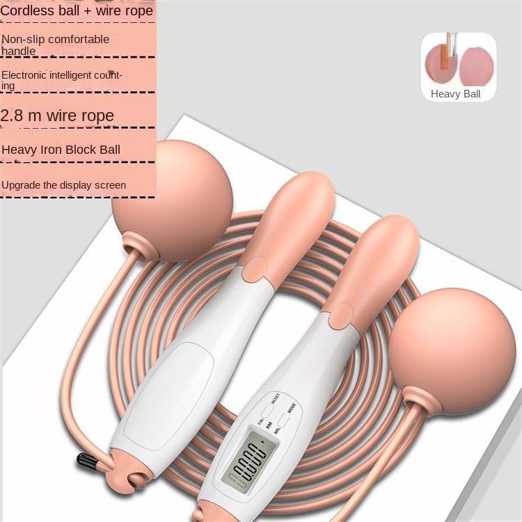 Smart Cordless Electronic Jumping Rope with Counting Speed Skipping Counter for Gym Fitness Crossfit Training