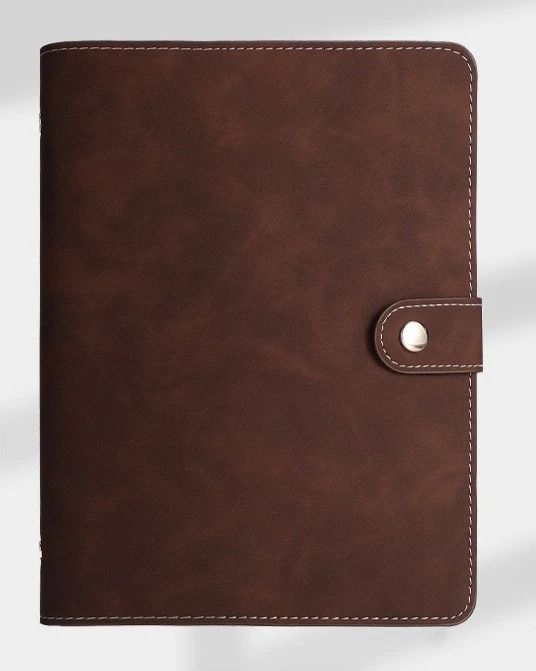 Soft PU Leather DIY Binder – A5/A6/A7 Photocard Collect Book, Bullet Journal & Agenda Planner Cover
