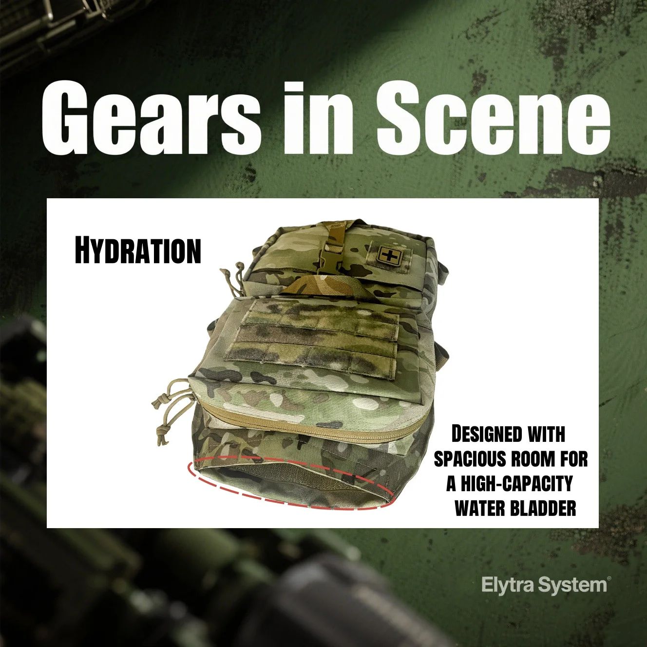 Tactical Plate Carrier Backboard Pouch