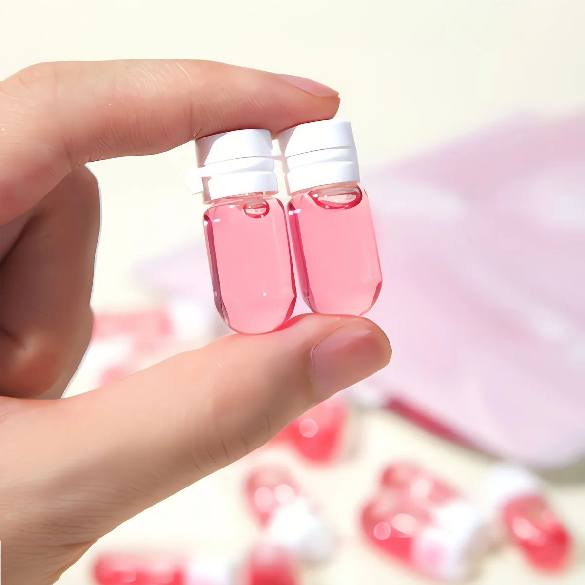 Clear Travel Bottles Set Leak Proof Portable Cosmetic Containers