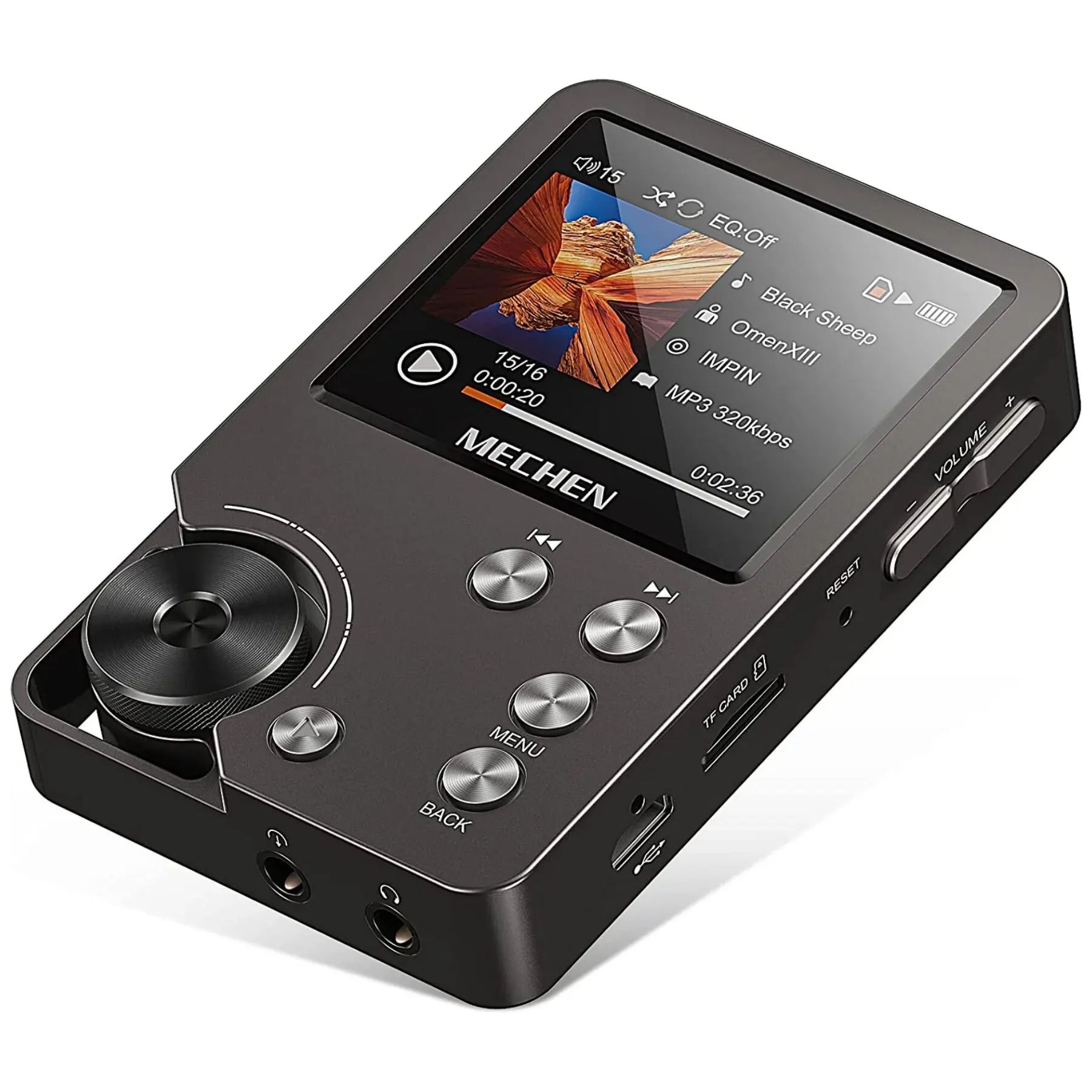 MECHEN-M30 High Quality Lossless MP3 Player HiFi Audio with 64GB Memory Card Support