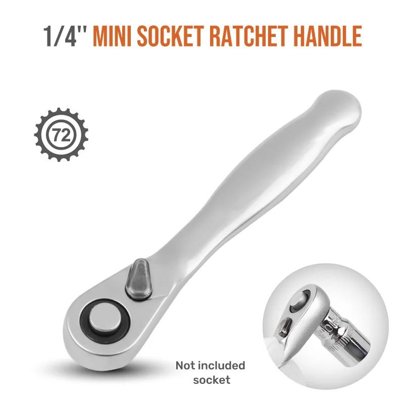 Mini 1 4 Inch Ratchet Wrench Double Ended Quick Socket Wrench Set
