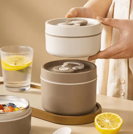 Stainless Steel Food Thermal Jar Insulated Soup Cup Lunch Container 350ml 650ml
