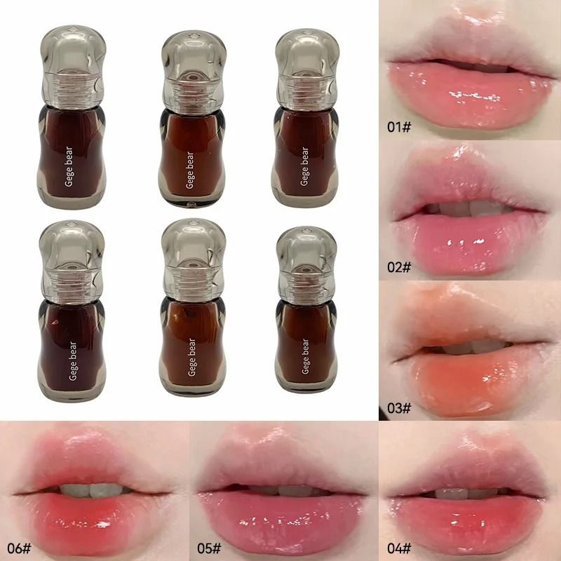 Gege Bear Crystal Gloss Lip Tint Hydrating Mirror Shine Finish