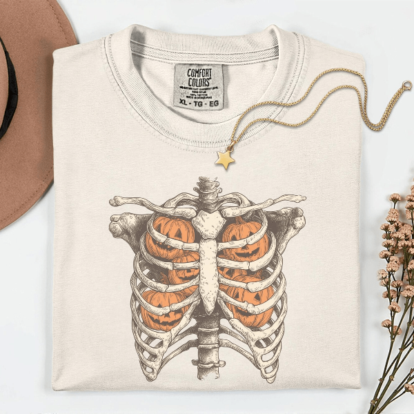 Retro Ghost Halloween Shirt | Cute Comfort Colors Fall Tee