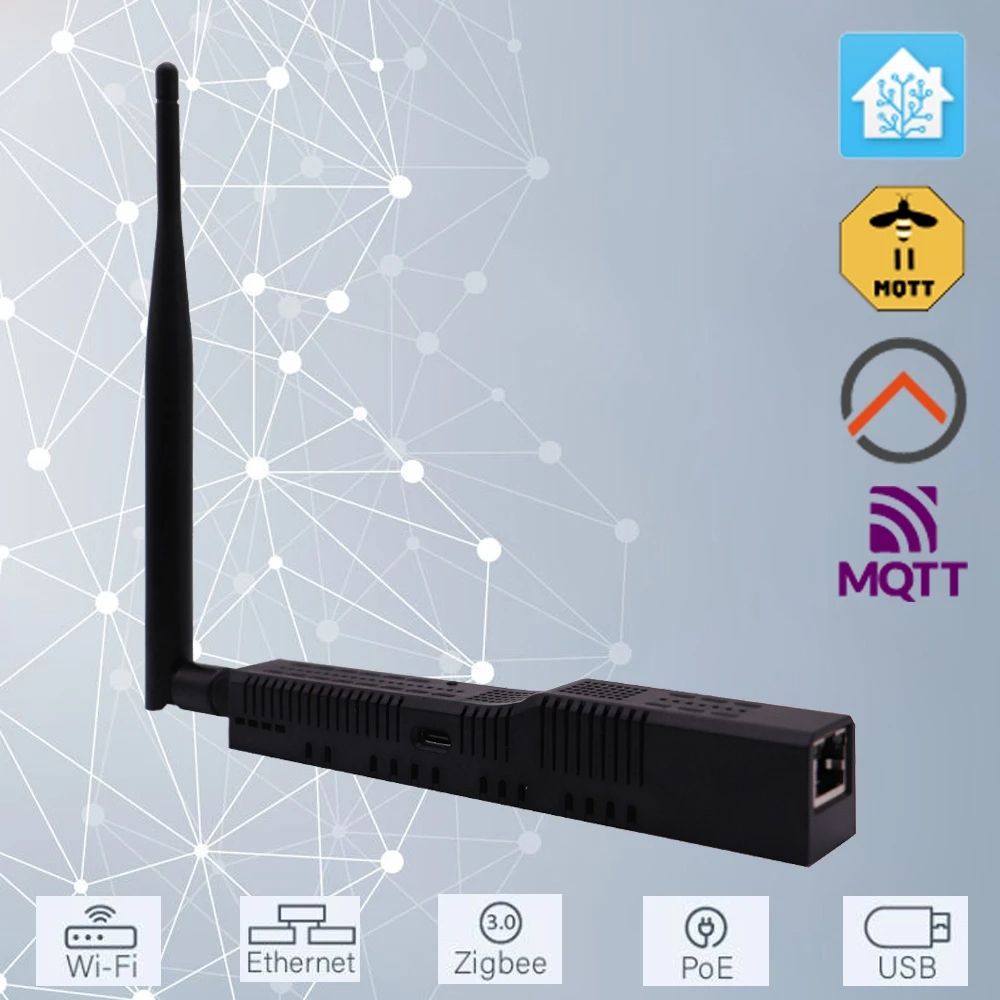 SMLIGHT SLZB-06 Zigbee Adapter with Ethernet, USB, WiFi & PoE – Compatible with Zigbee2MQTT, ZHA, Home Assistant