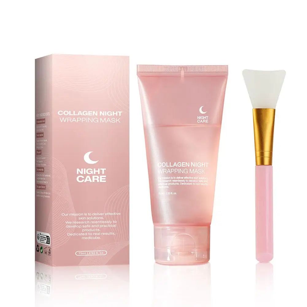 GlowLift Collagen Overnight Peel-Off Mask – Hydrating & Firming Facial Treatment