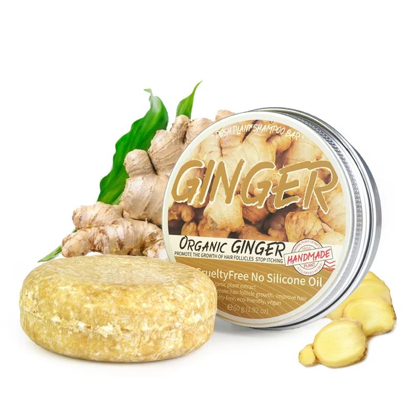 PureHerb Ginger-Polygonum & Lavender Hair & Body Soap-Bar – Cold-Processed Plant Treatment