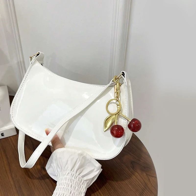 Women Retro PU Leather Shoulder Underarm Bag Casual Handbag