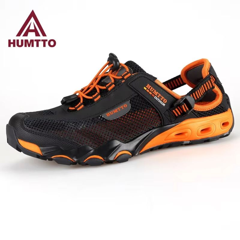 HUMTTO Men's Summer Wading Hiking Shoes – Breathable Quick-Dry Outdoor Sneakers for Trekking, Beach & Sports