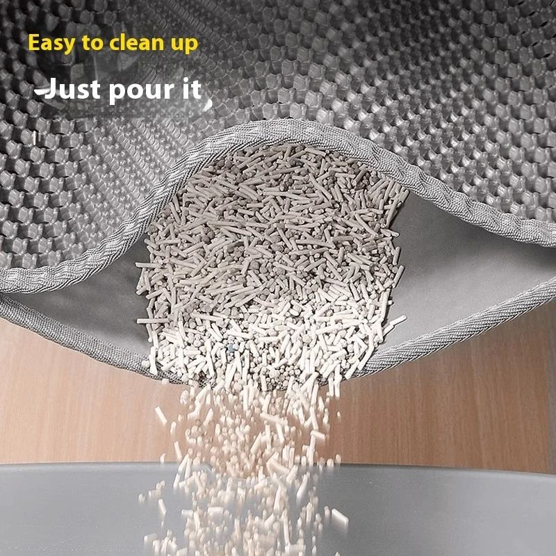 Extra Large Dual-Layer Waterproof Cat Litter Mat