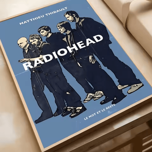 Radiohead Vintage Rock Band Poster – Retro Music Wall Art Decor