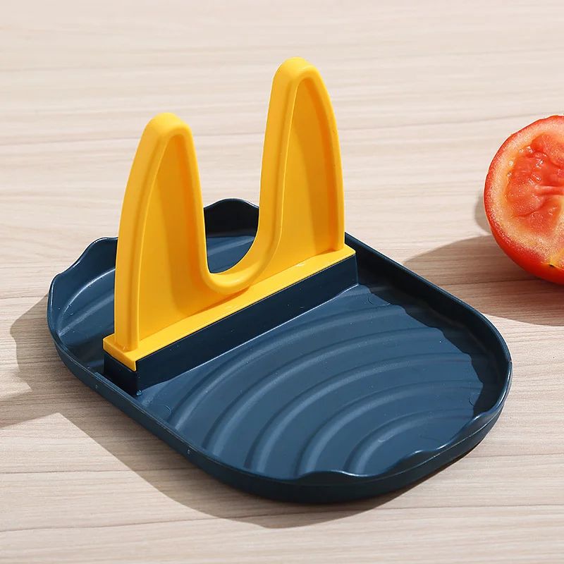 Pan Lid and Spoon Rest Holder Kitchen Utensil Stand