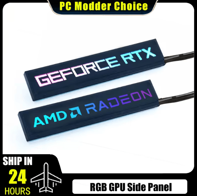 LumaShield Pro – RGB GPU Backplate & ARGB Graphics Card Panel (5V 3-Pin, Aura Sync Compatible)