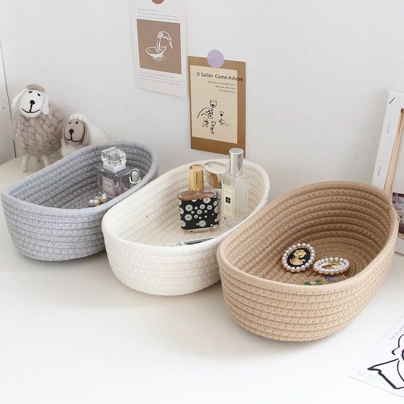 Woven Multifunctional Storage Basket Organizer