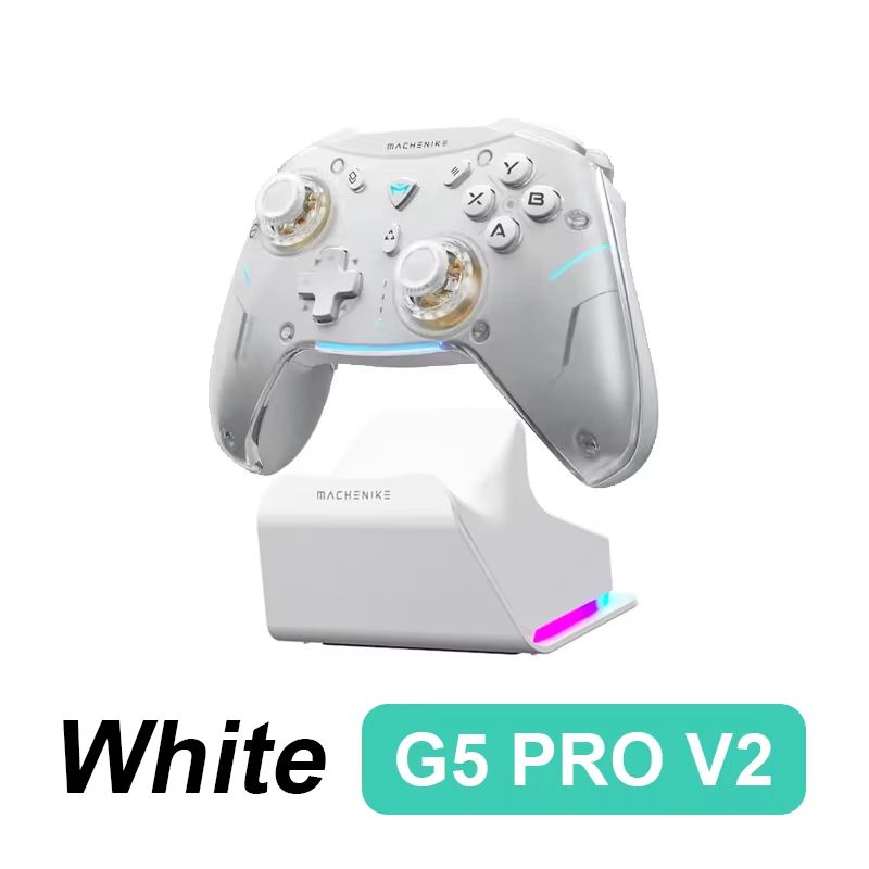 Machenike G5 Pro V2 Wireless Gaming Controller – Three-Mode Gamepad with Hall Effect Joysticks, Hot-Swap Triggers & Vibr