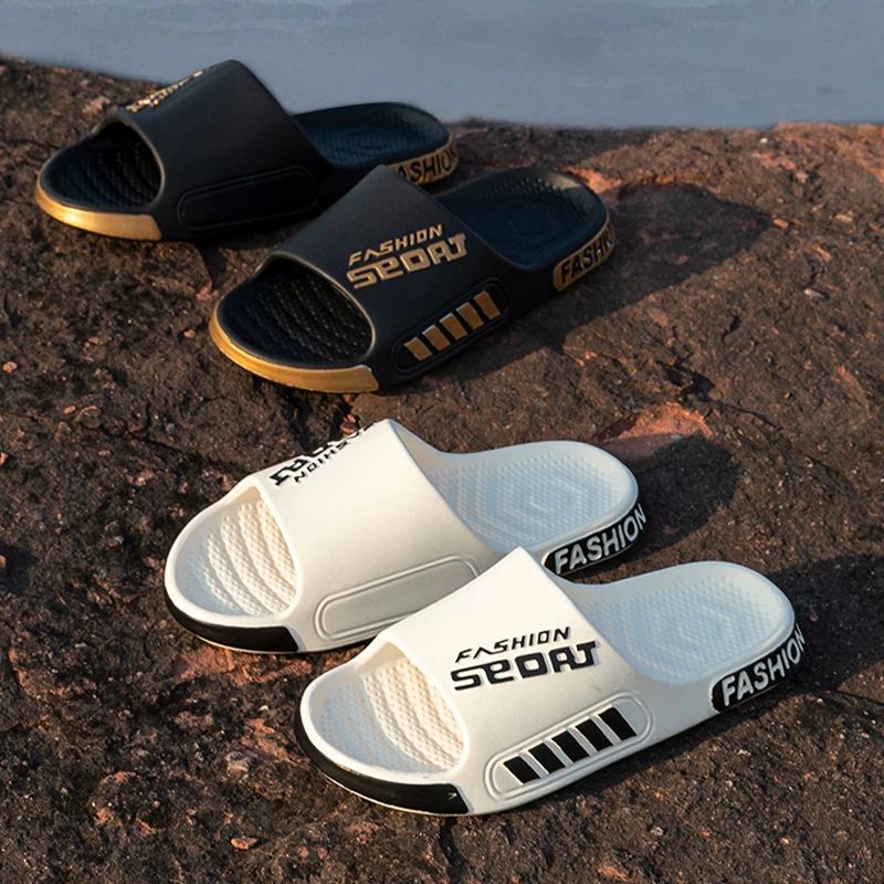 HarborGrip Men's Anti Slip EVA Summer Slippers for Beach and Home
