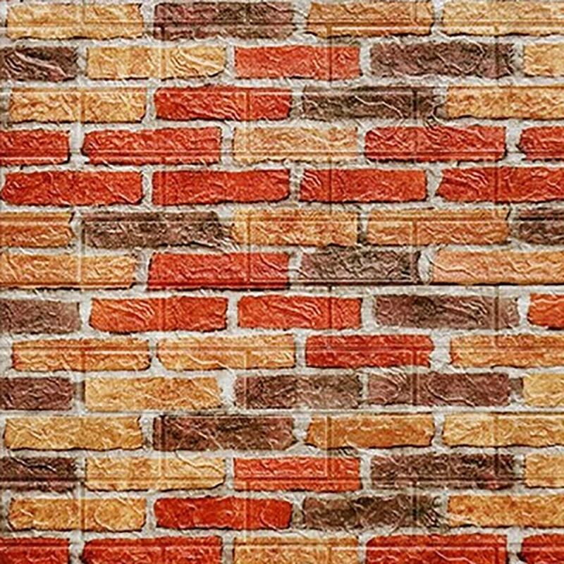 3D Brick Wall Sticker Self Adhesive Foam Wall Panel Waterproof Wallpaper