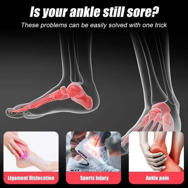 Aero-Active Kinetic Compression System Premium Ankle Support Stabilizer for Pain Relief