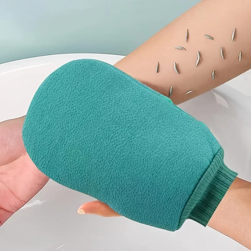 Dead Skin Exfoliating Gloves, Shower Spa Massage, Body Bath Towel for Soft Skin
