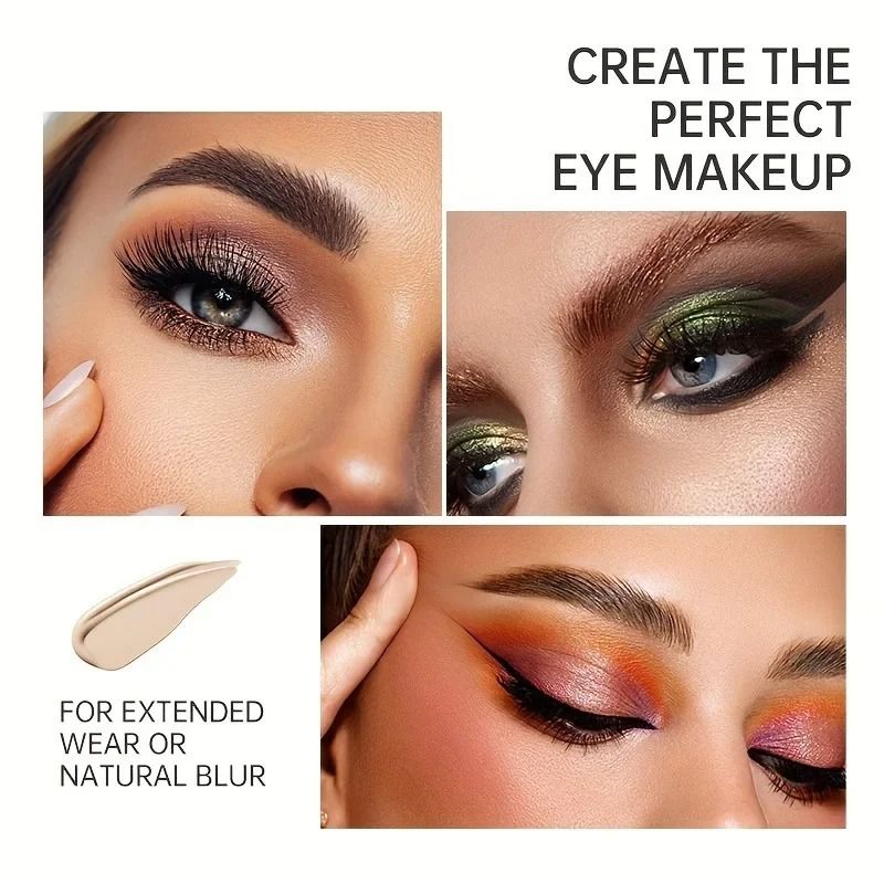 Long-Lasting Eye Primer & Concealer Cream – High-Gloss Perfection & Flawless Coverage