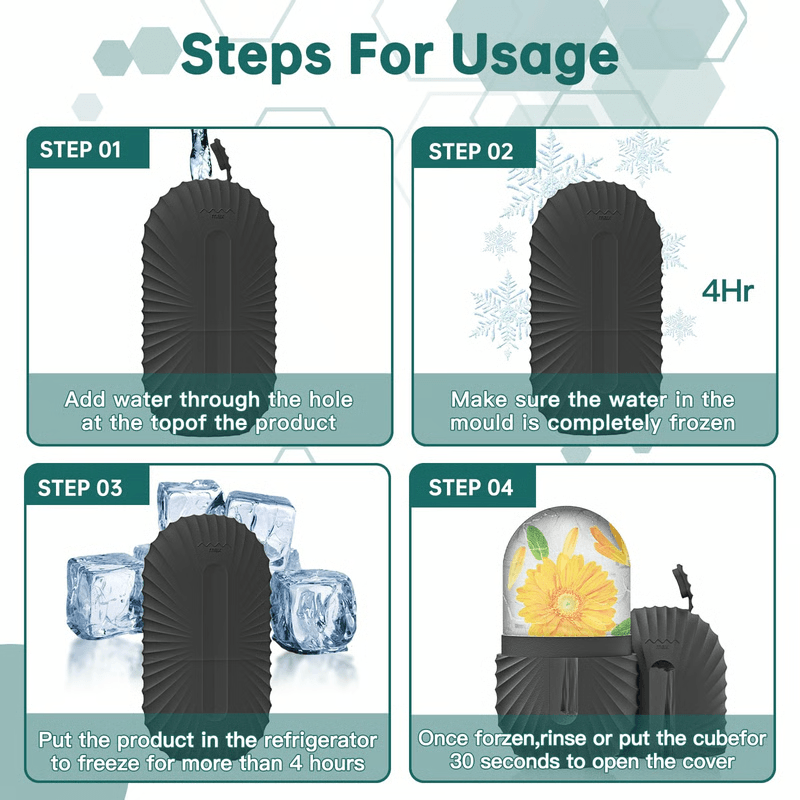 Ice Face Roller & GuaSha Set – Lift, Tighten & Contour Skin
