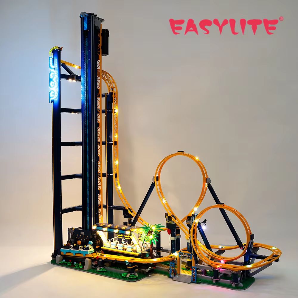 LED Light Kit for 10303 Loop Coaster Building Blocks Model