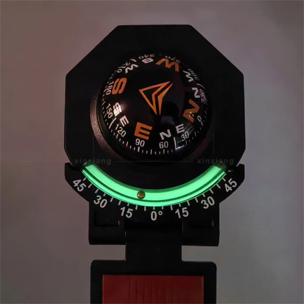 High Precision Car Compass with Inclinometer Dashboard Navigation Gauge