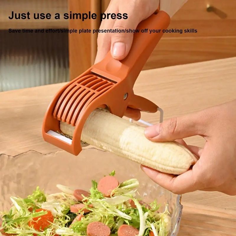 QuickChop Pro Manual Salad and Fruit Slicer