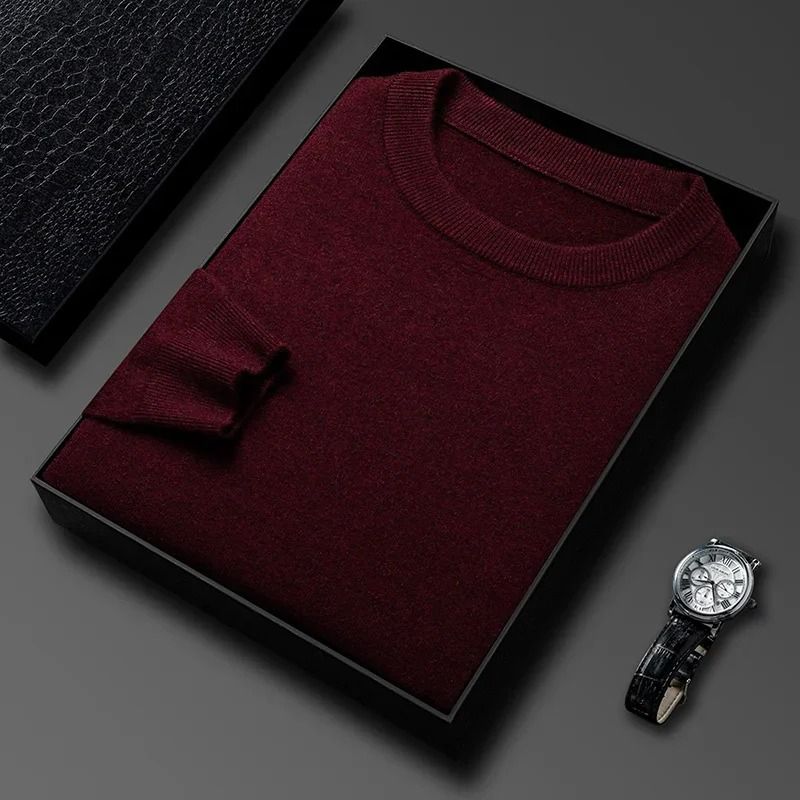 Mens Diamond Pattern Knit Sweater