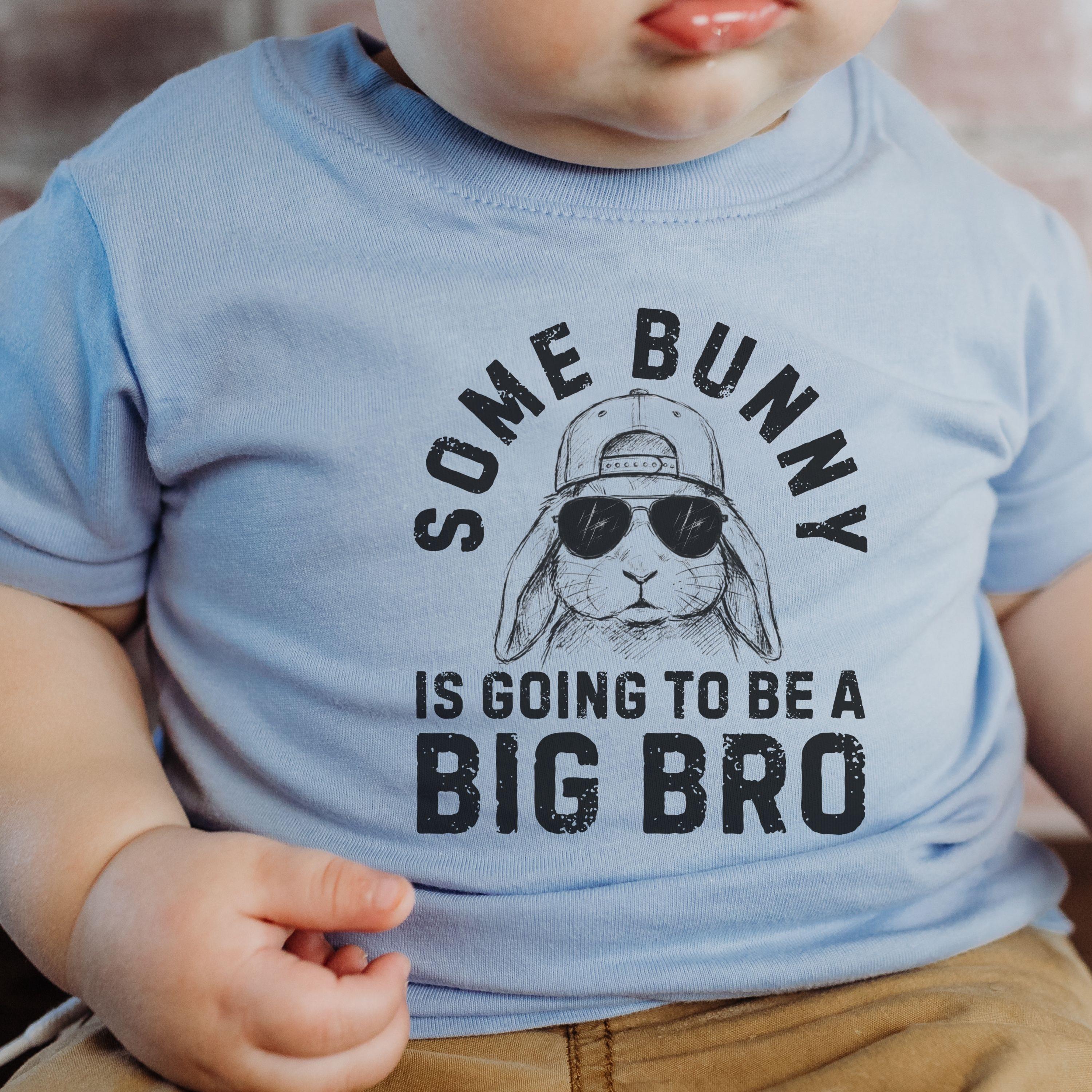 Big Brother Announcement Shirt Some Bunny Is Going to Be a Big Bro Easter Baby Reveal Tee
