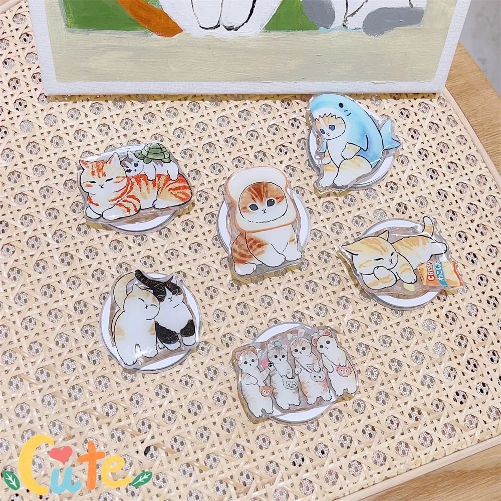 Korean Cute Cartoon Magnetic Griptok for MagSafe iPhone 15 Foldable Phone Grip & Stand