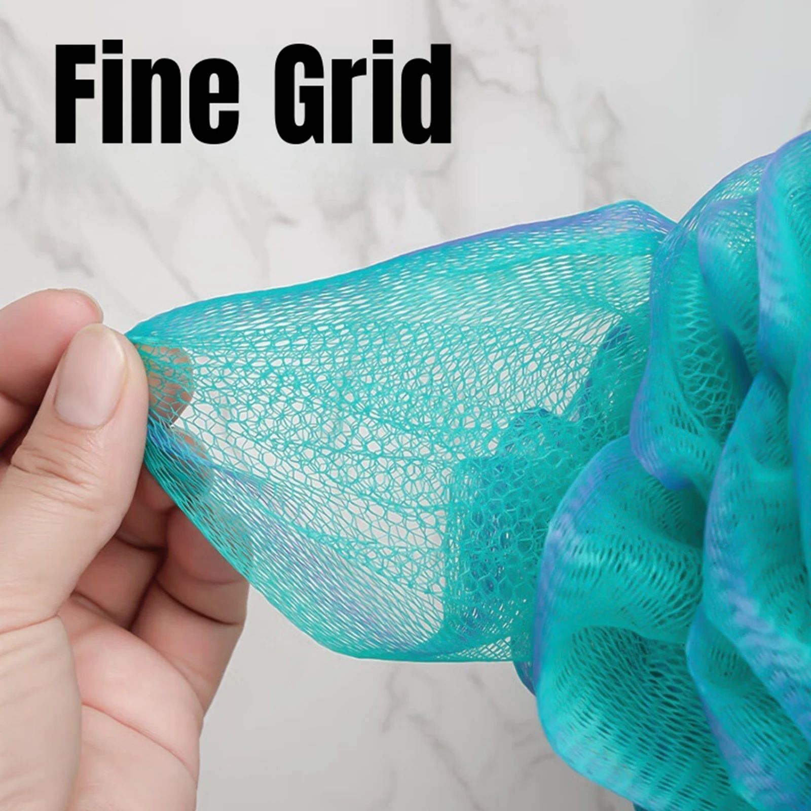 Exfoliating Bath Loofah Sponge Set Soft Mesh Shower Scrubber 2 Pack