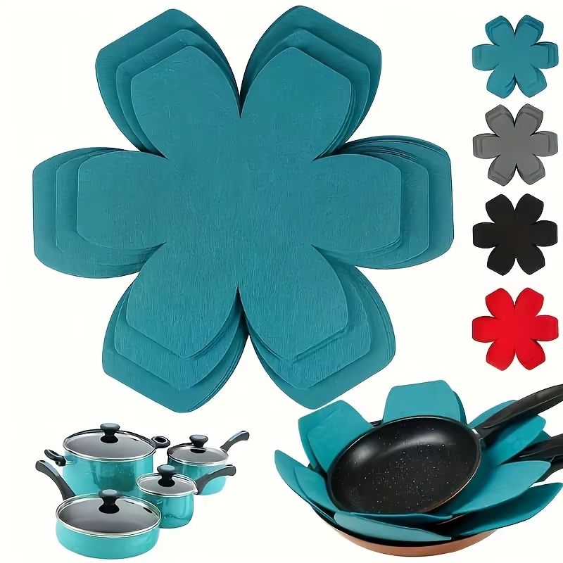 12-Piece Felt Pot and Pan Protectors Anti Scratch Non Stick Cookware Divider Pads Set